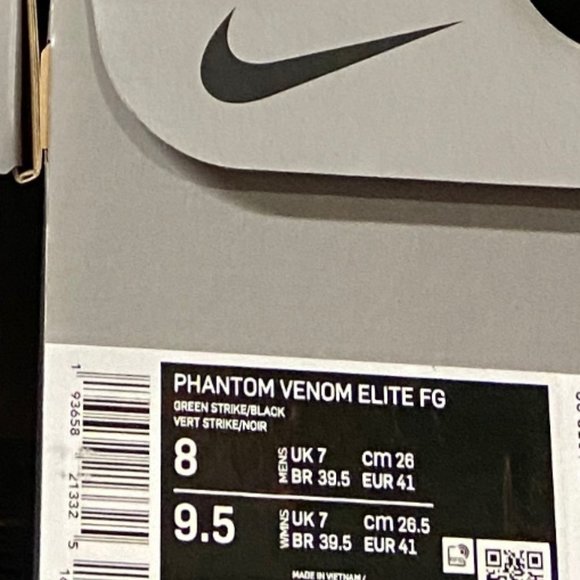 Nike Phantom Venom Elite FG ACC Soccer Cleats Shoes Green AO7540-306 Size NEW main image 6